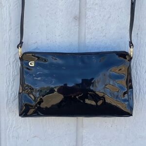 Bundle 3 for 50% off 1970s-80s Ganson Black Patent Leather Bag